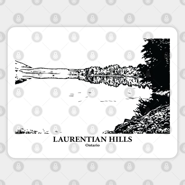 Laurentian Hills - Ontario Magnet by Lakeric
